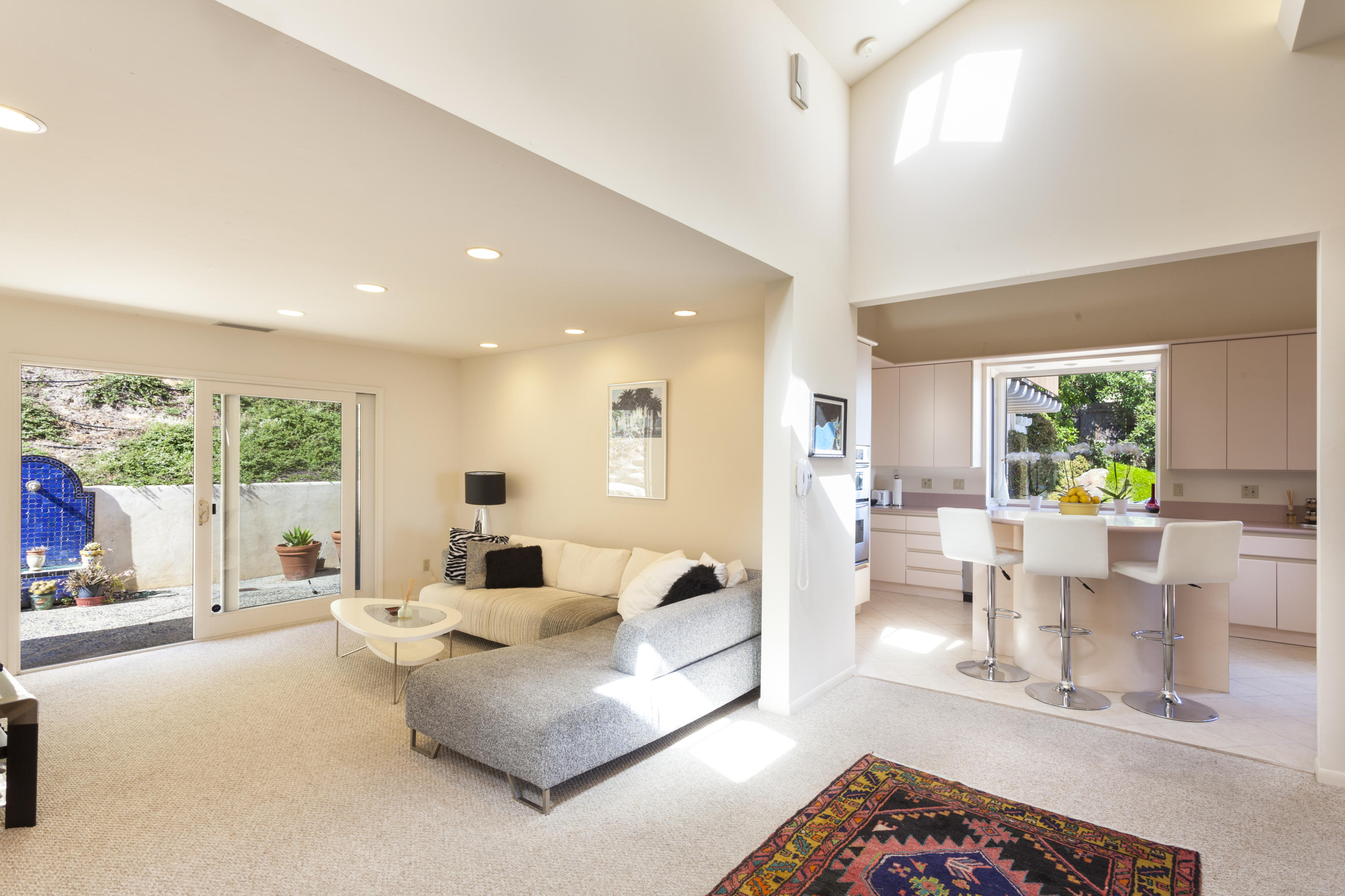 1568 Franceschi Road Santa Barbara, CA 93103 - Photo 2 of 16 a living room with furniture and a large window