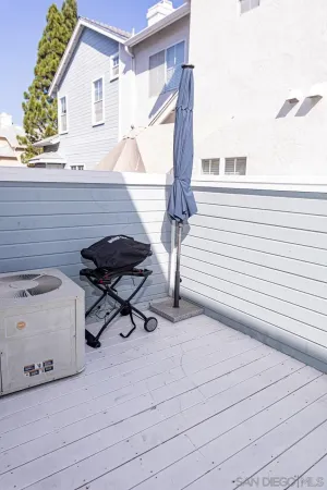 a view of a terrace with outdoor seating