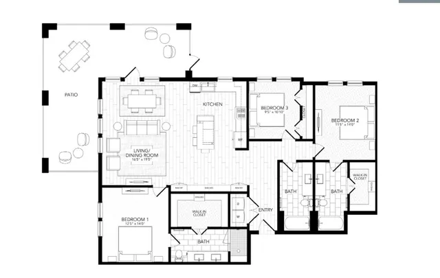 a picture of a wall with a white wall and a picture