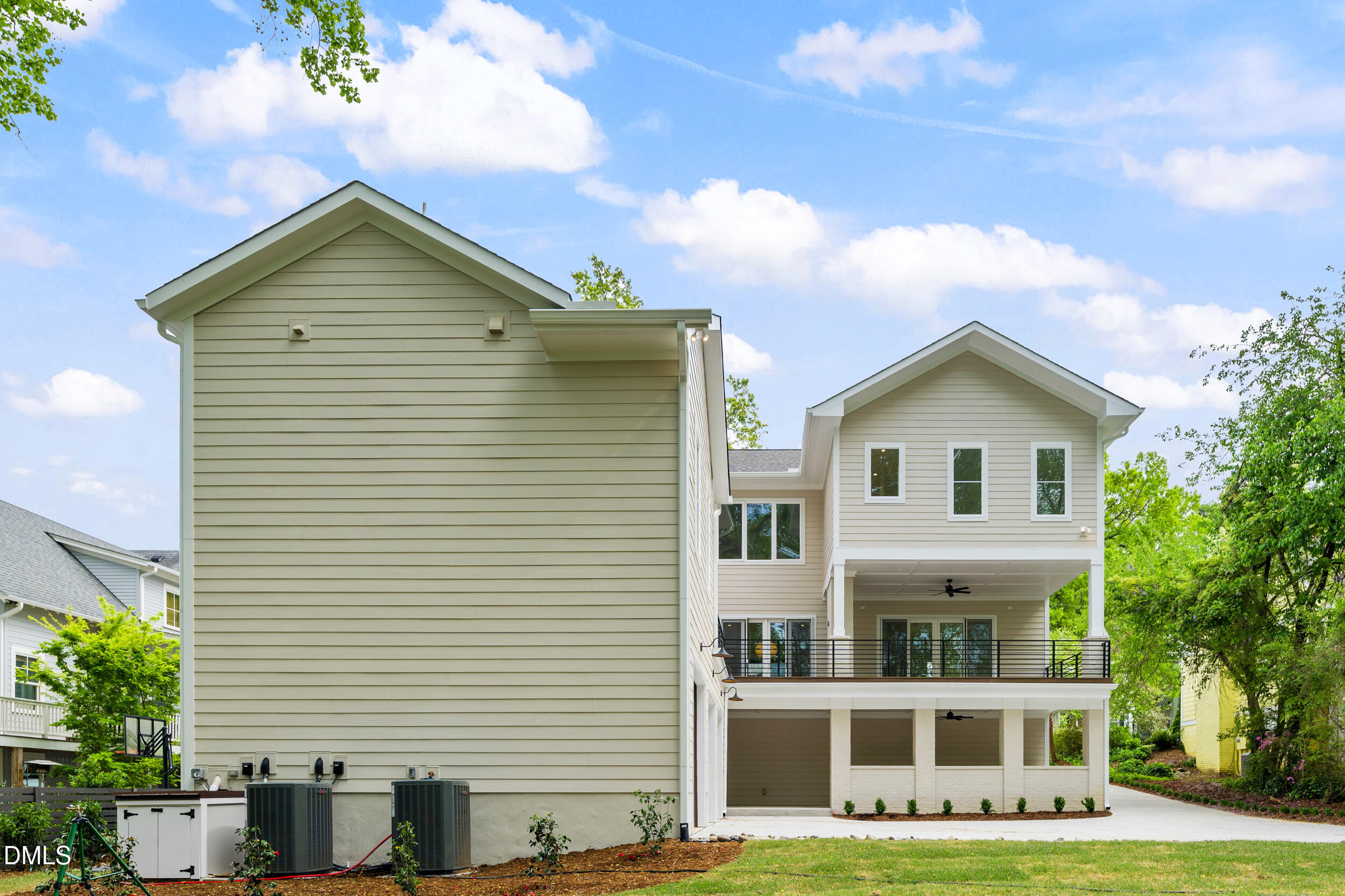 2817 Claremont Road Raleigh, NC 27608 - Photo 65 of 73 a view of outdoor space yard and front view of a house