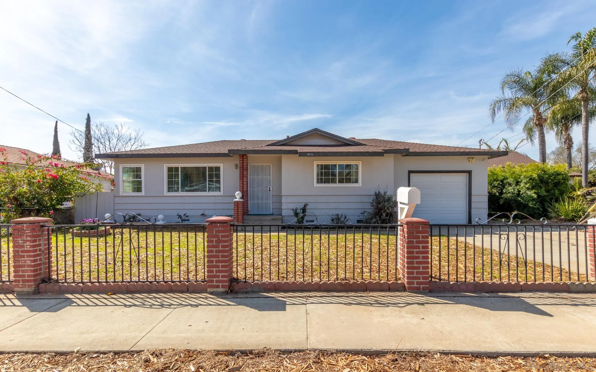 front view of a house