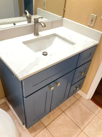 a close view of sink