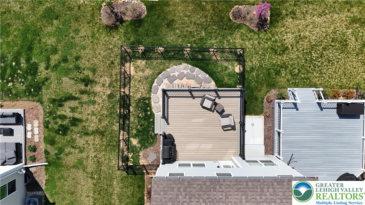 3973 Mink Road Emmaus, PA 18049 - Photo 10 of 45 aerial view of a house with a yard