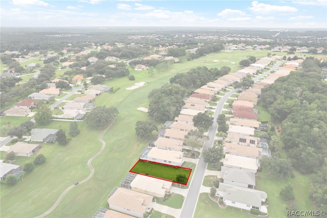 254 West Doerr Path Hernando, FL 34442 - Photo 15 of 54 Aerial view of lot and Skyview golf course.