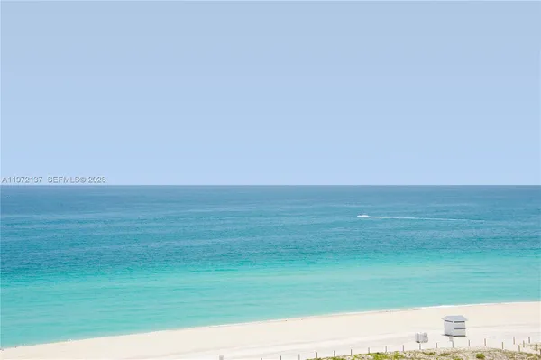a view of an ocean beach