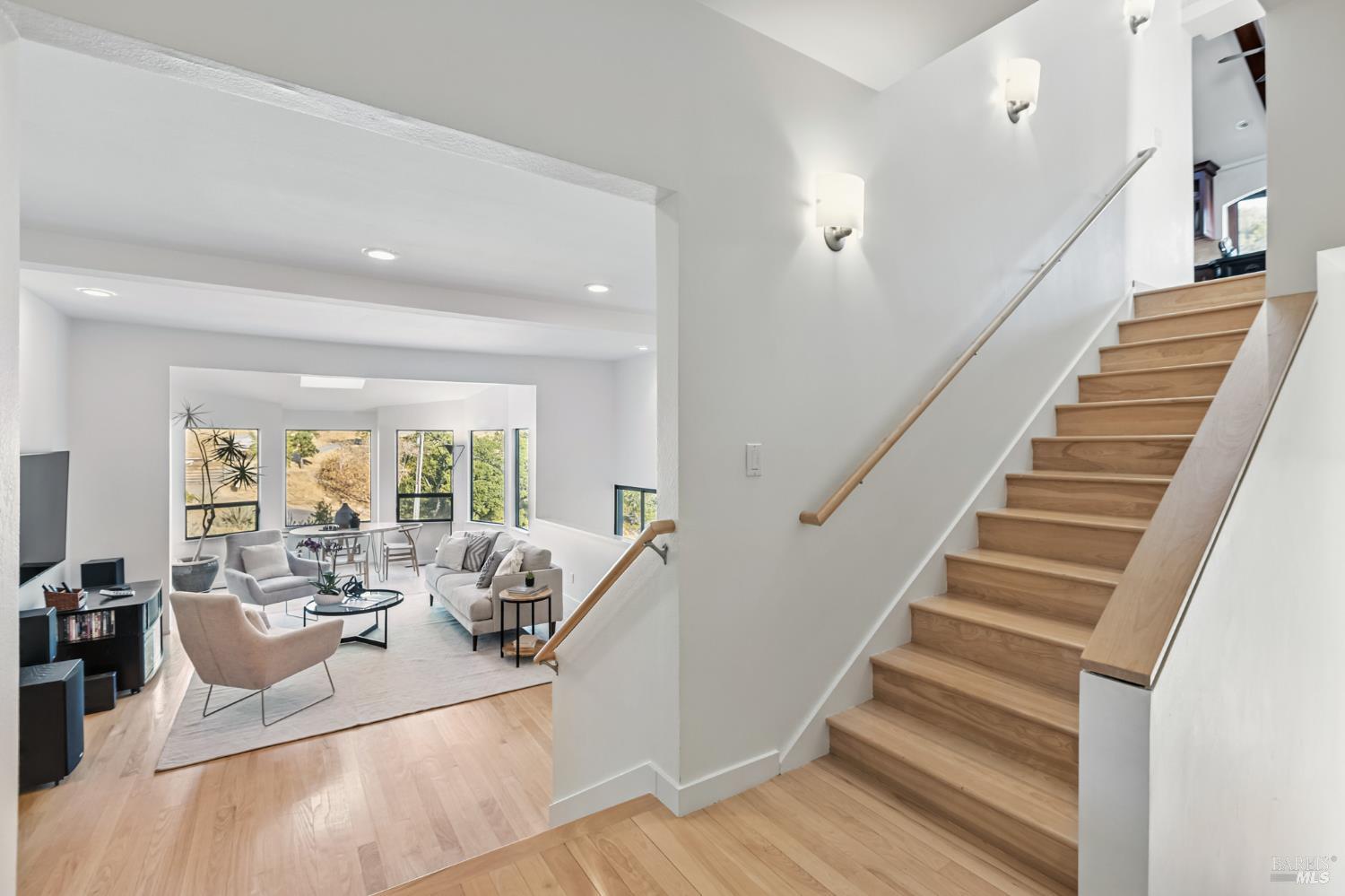 103 Holstein Road San Anselmo, CA 94960 - Photo 27 of 66 a view of a living room and workspace