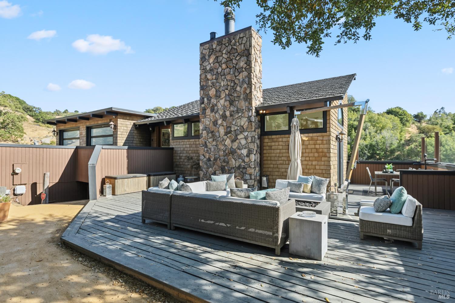 103 Holstein Road San Anselmo, CA 94960 - Photo 3 of 66 a living room with furniture and a couch
