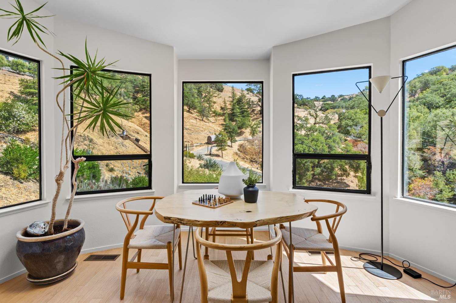 103 Holstein Road San Anselmo, CA 94960 - Photo 31 of 66 a view of a dining room with furniture window and outside view