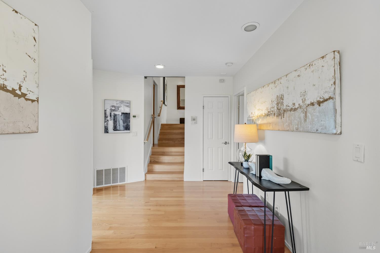 103 Holstein Road San Anselmo, CA 94960 - Photo 35 of 66 a view of entryway and hall with wooden floor