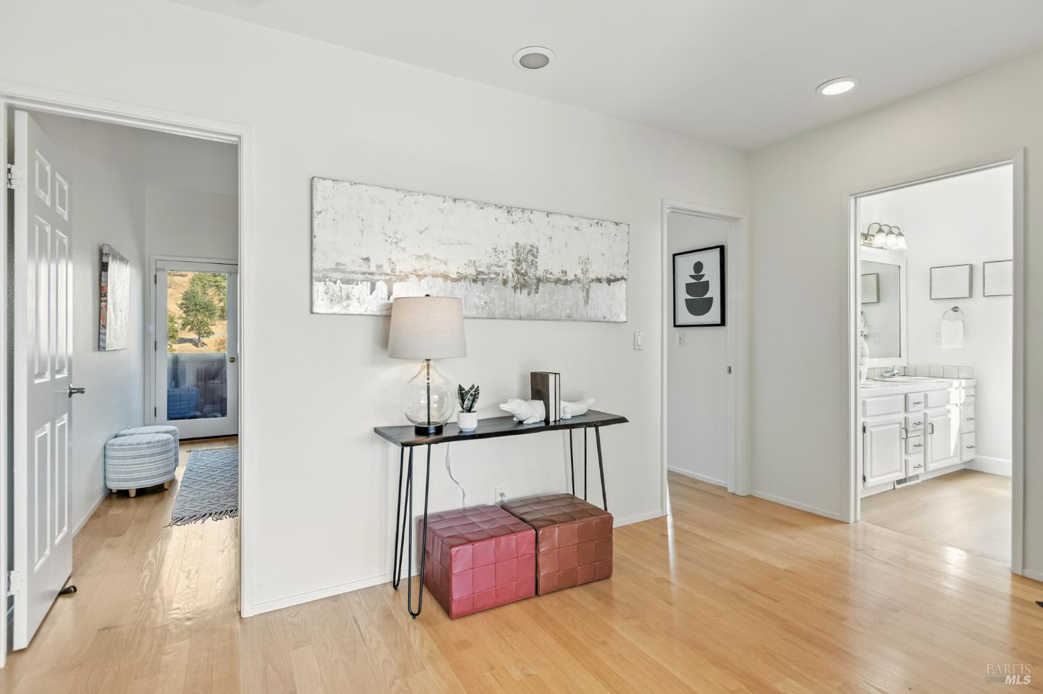 103 Holstein Road San Anselmo, CA 94960 - Photo 43 of 66 a living room with furniture and a wooden floor