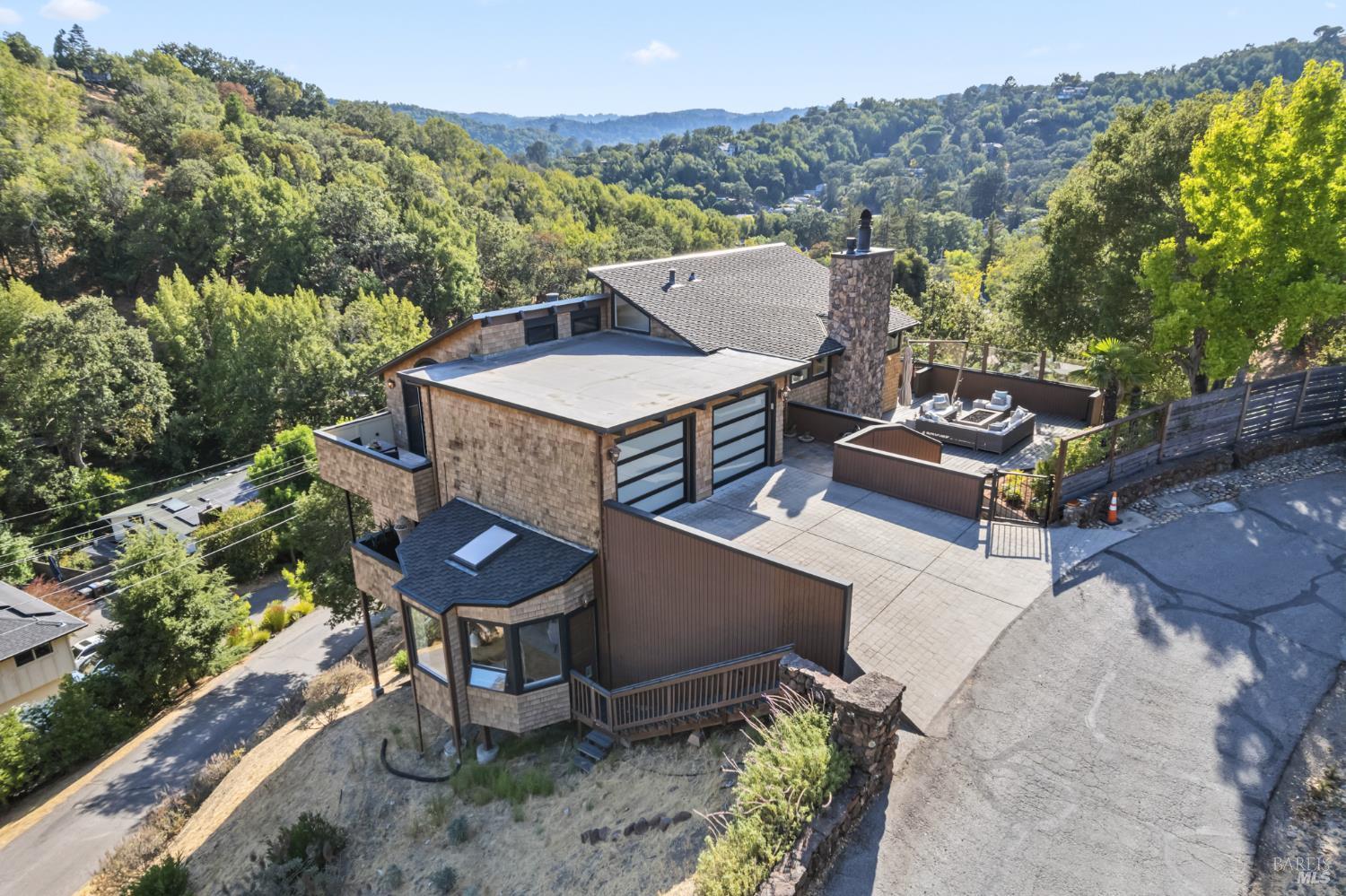 103 Holstein Road San Anselmo, CA 94960 - Photo 60 of 66 an aerial view of a house having yard