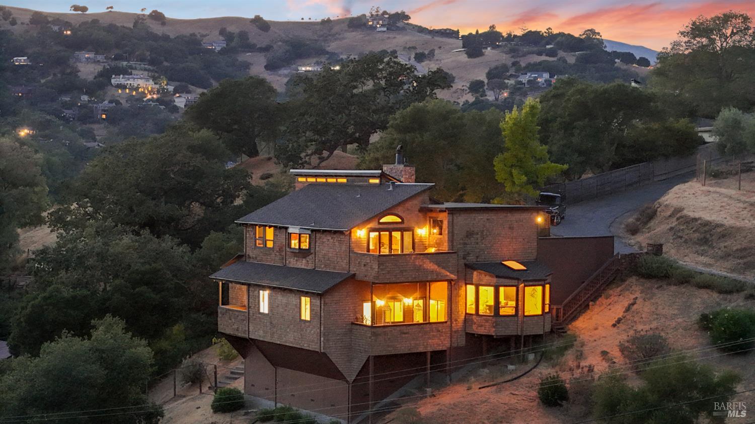 103 Holstein Road San Anselmo, CA 94960 - Photo 64 of 66 an aerial view of a house