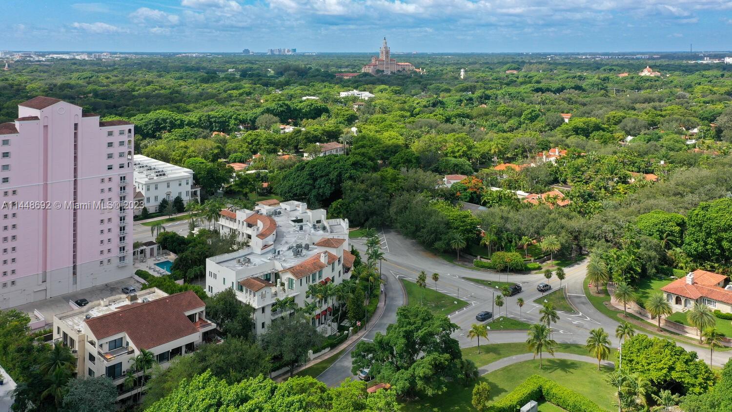 2401 Anderson Road, Unit 3 Coral Gables, FL 33134 - Photo 46 of 46 an aerial view of a house with a yard