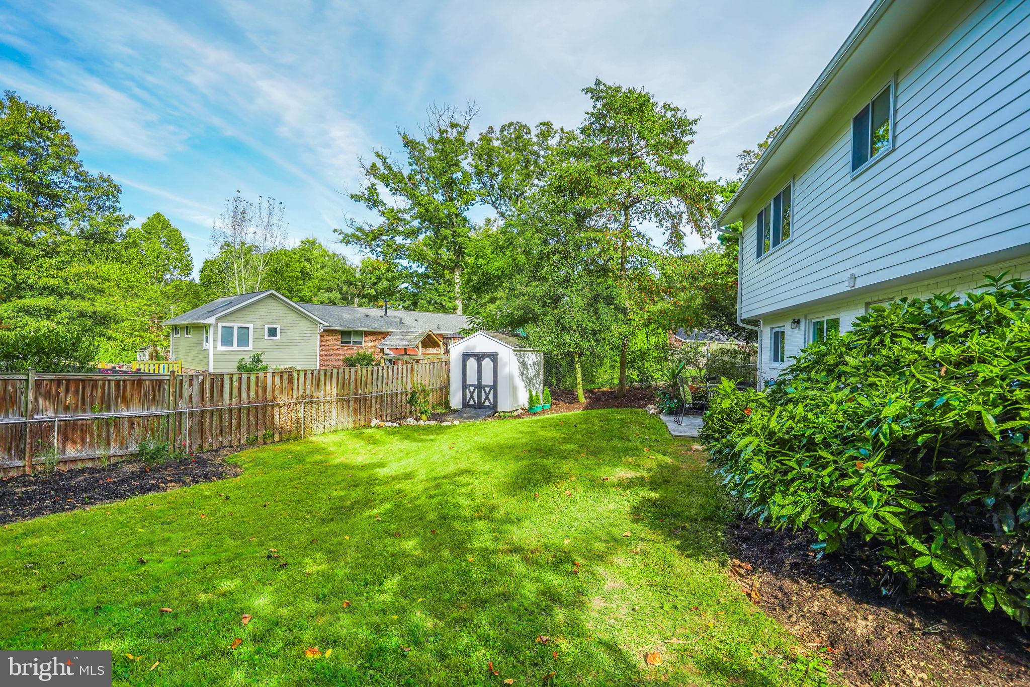 8621 Cromwell Drive Springfield, VA 22151 - Photo 20 of 24 backyard with shed