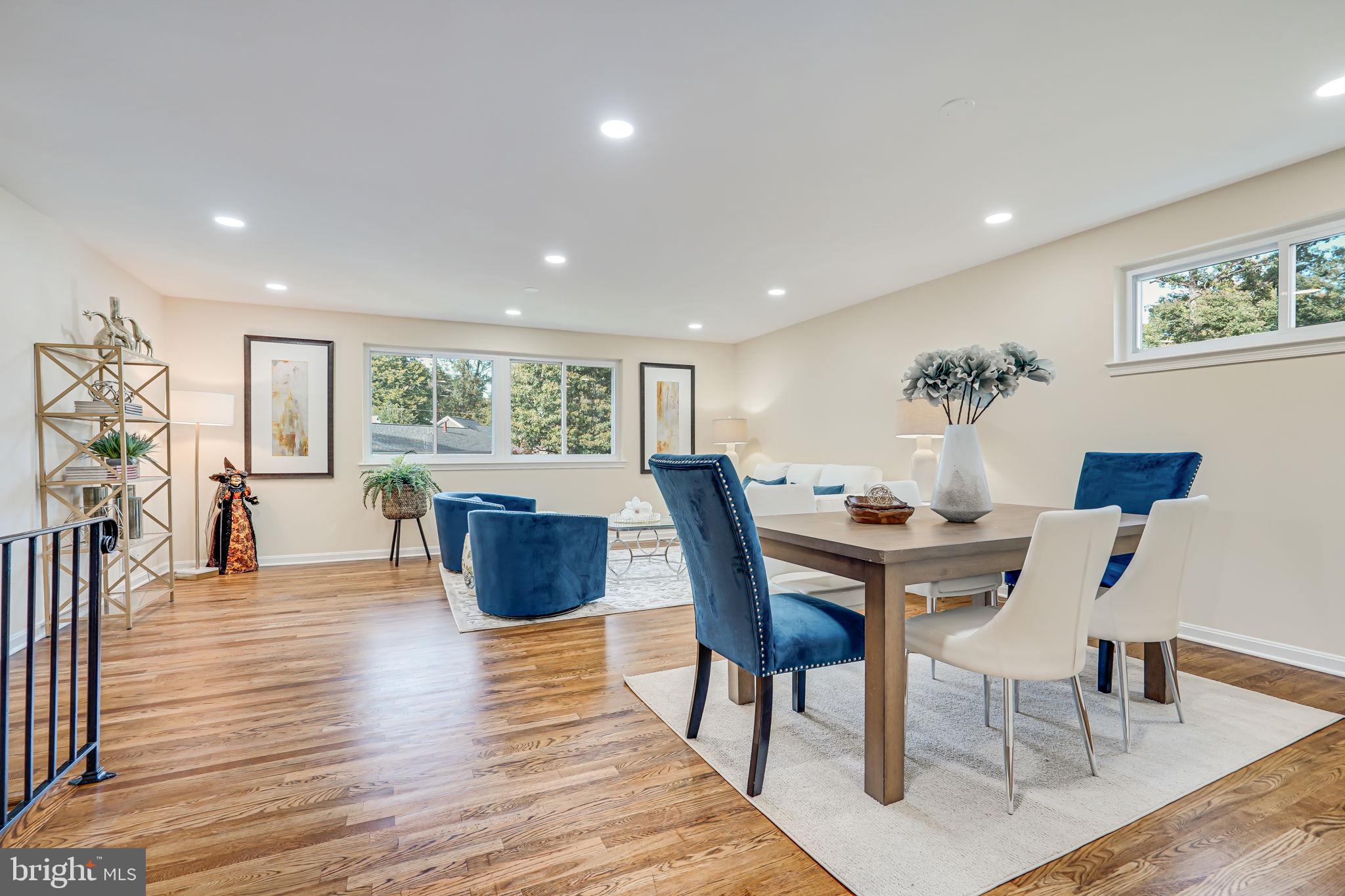 8621 Cromwell Drive Springfield, VA 22151 - Photo 4 of 24 large open concept with dining room space