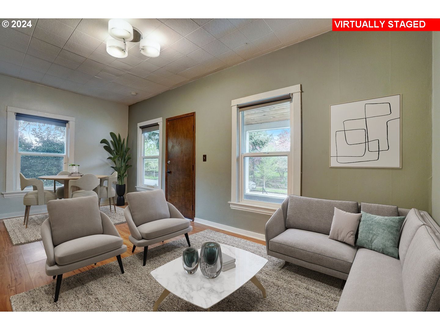 1248 North Watts Street Portland, OR 97217 - Photo 11 of 36 a living room with furniture and a window