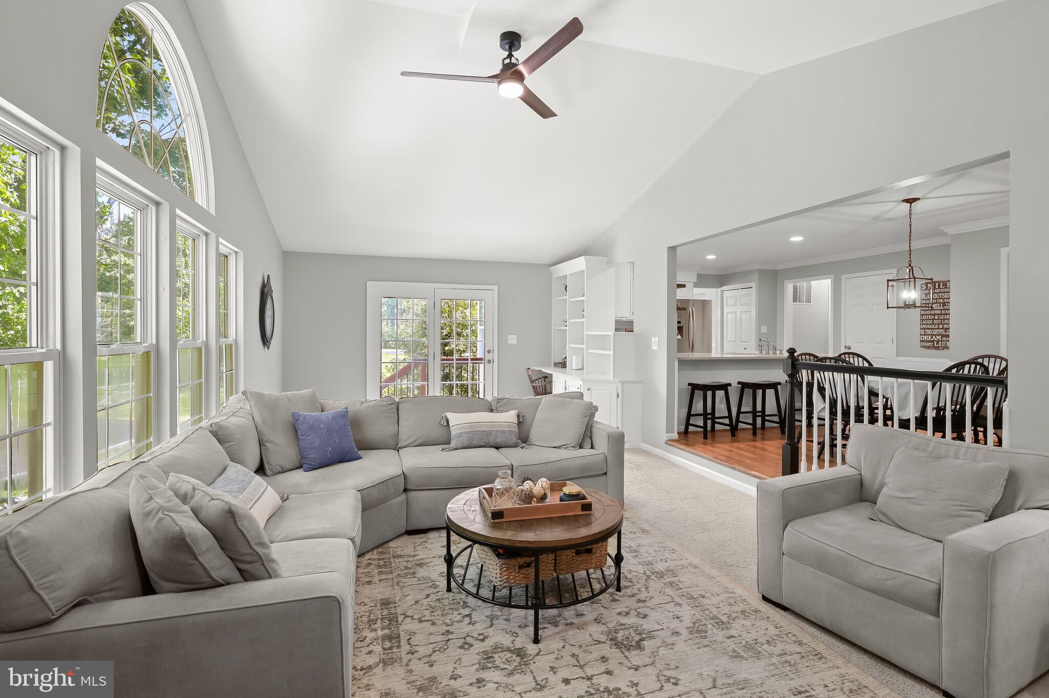 4374 Columbia Road Ellicott City, MD 21042 - Photo 23 of 73 Family Room | Cathedral Ceilings | Fireplace