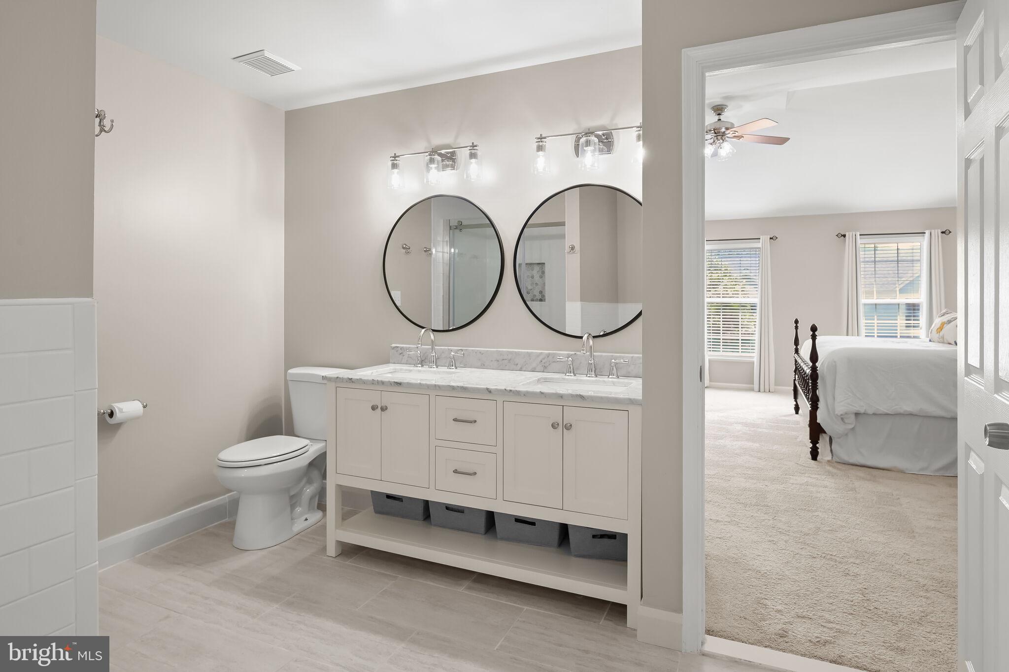 4374 Columbia Road Ellicott City, MD 21042 - Photo 33 of 73 Renovated En-Suite Full Bath