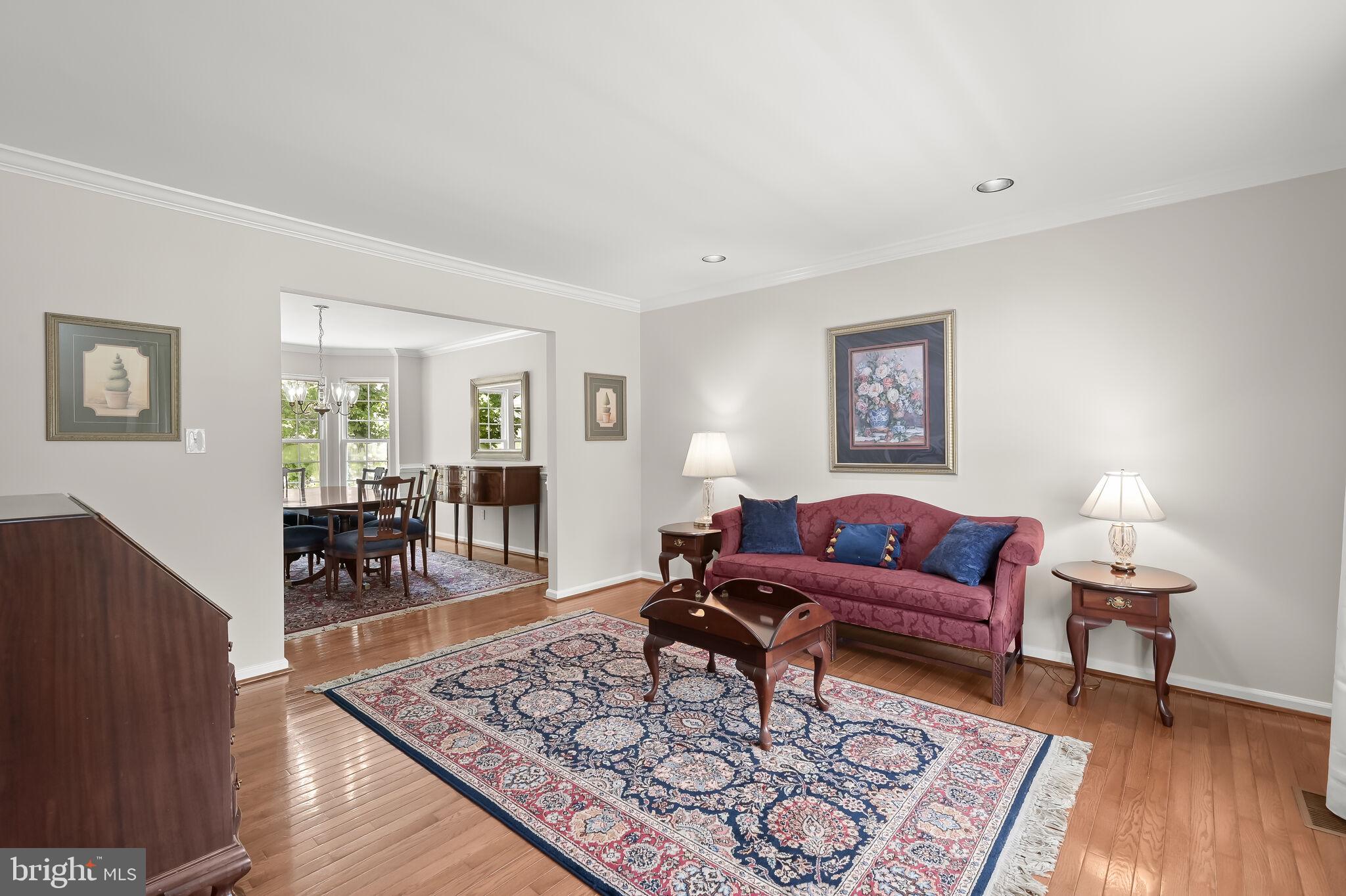 4374 Columbia Road Ellicott City, MD 21042 - Photo 10 of 73 Living Room | Hardwood Floors