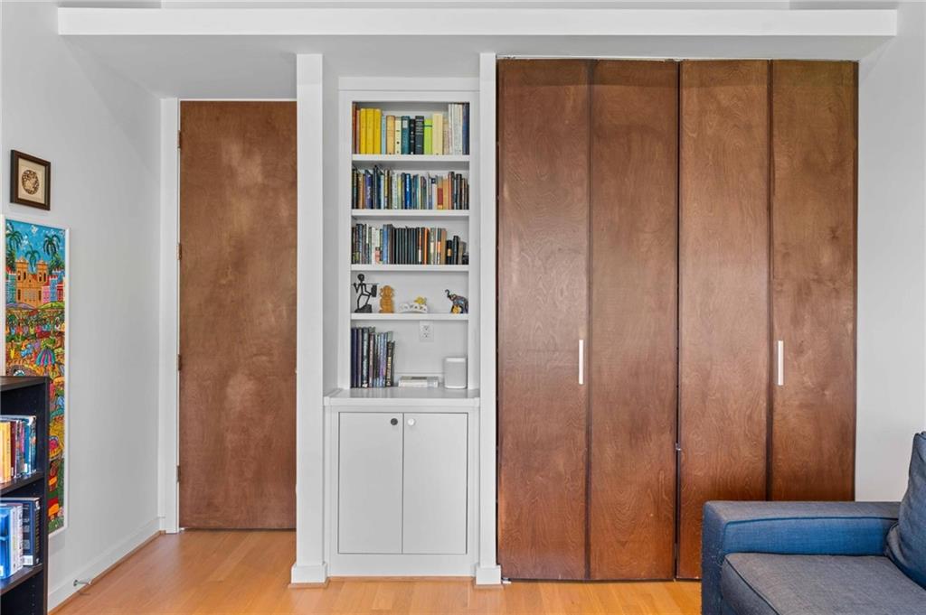 1671 Friar Tuck Road Northeast Atlanta, GA 30309 - Photo 33 of 63 a view of front door with wooden floor
