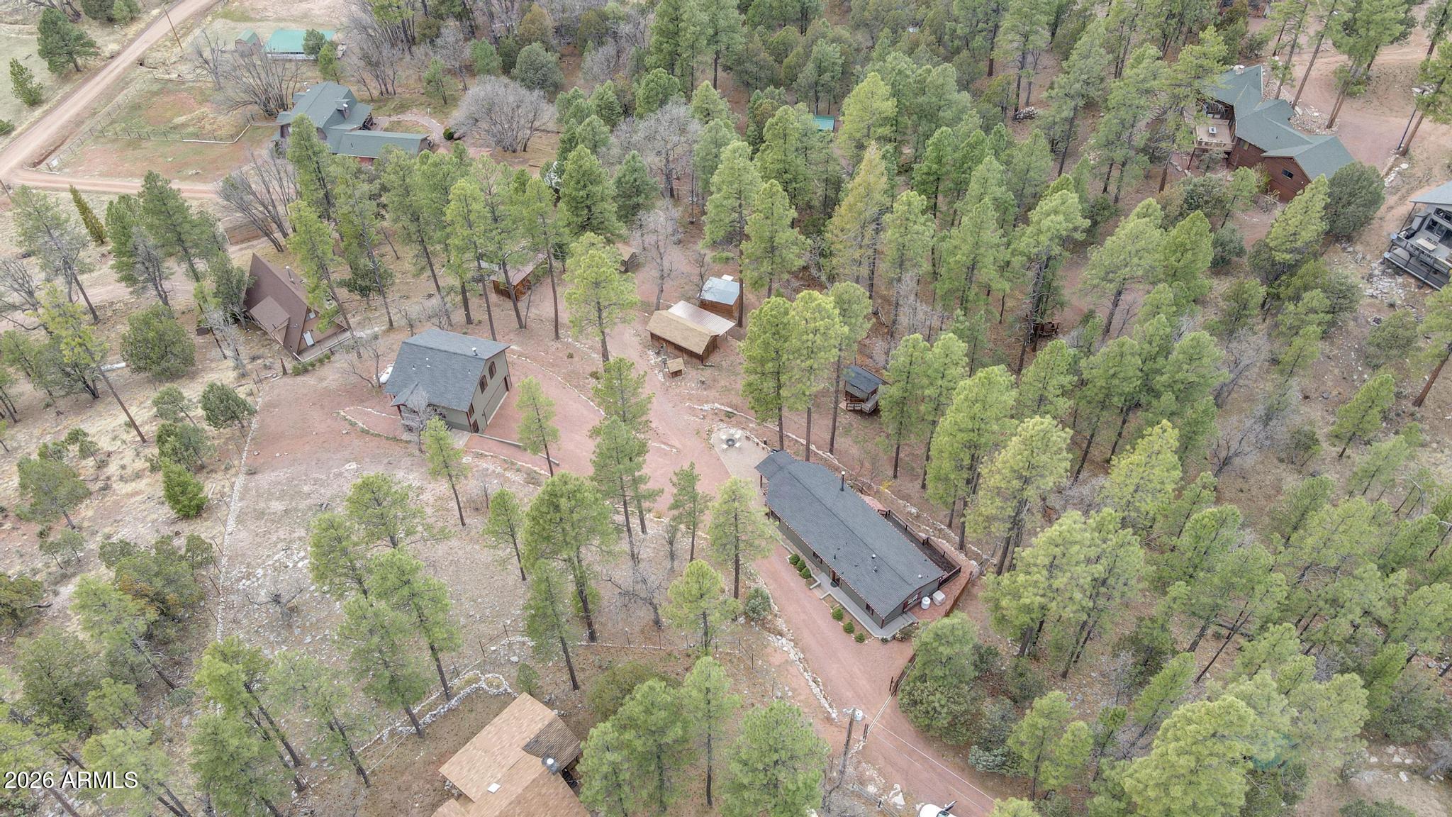 396 Leisure Lane Payson, AZ 85541 - Photo 52 of 61 an aerial view of a house with yard