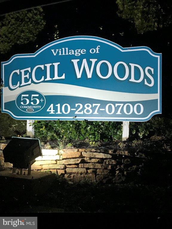 167 Woods Way Elkton, MD 21921 - Photo 44 of 46 Night View of Cecil Woods Entrance