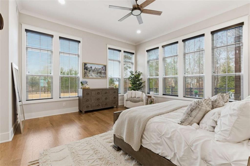 189 Waterview Circle Newnan, GA 30263 - Photo 28 of 83 a spacious bedroom with a large bed and a window