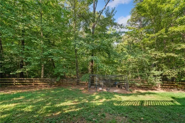 a view of road with trees