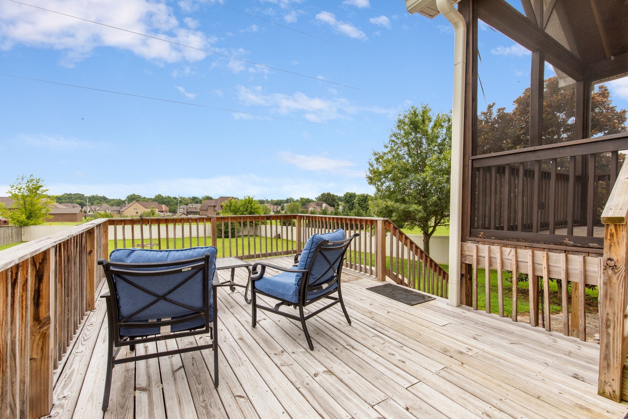 1008 Rhett Place Lebanon, TN 37087 - Photo 29 of 35 a view of a balcony with wooden floor and outdoor seating