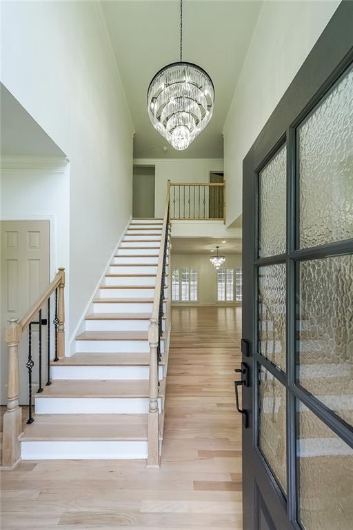 2130 Federal Road Roswell, GA 30075 - Photo 4 of 34 a view of entryway and hall with wooden floor