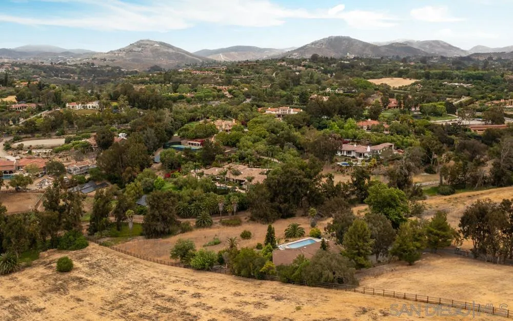 5460 La Crescenta Road Rancho Santa Fe, CA 92067 - Photo 27 of 27 a view of a mountain from a yard