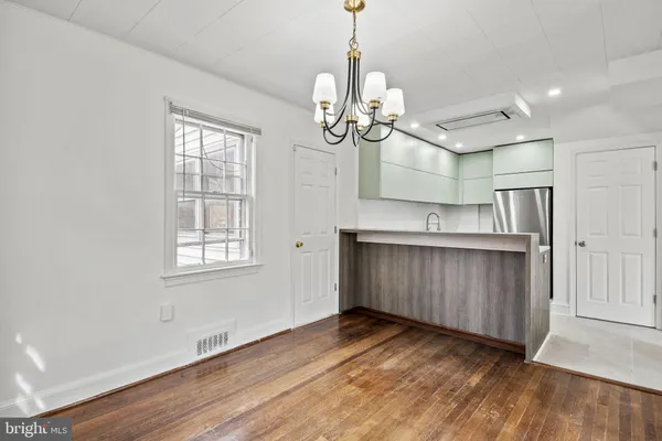 a view of kitchen and window