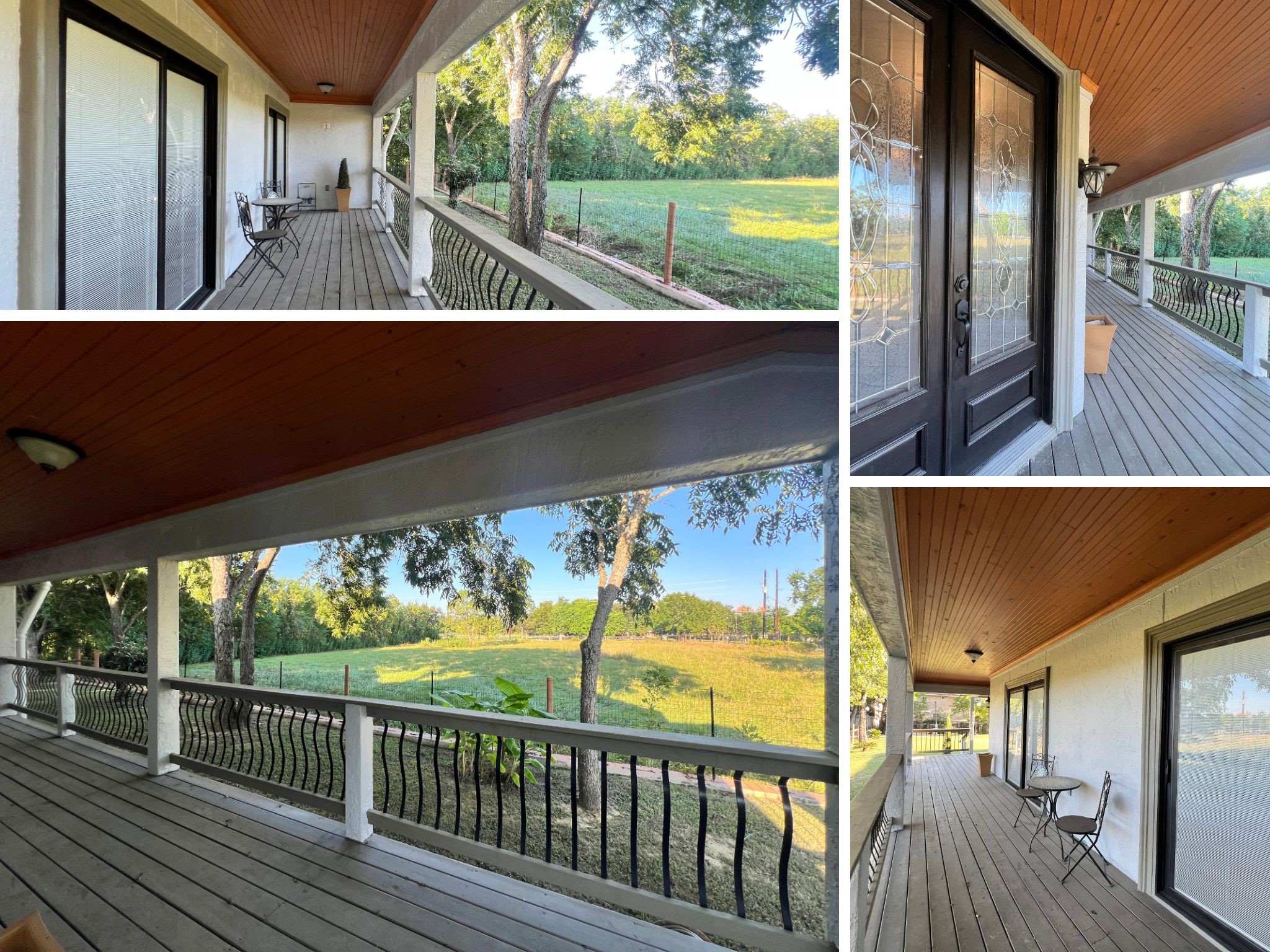 9731 Hadden Road Baytown, TX 77521 - Photo 6 of 47 a view of a porch with wooden floor and outdoor space