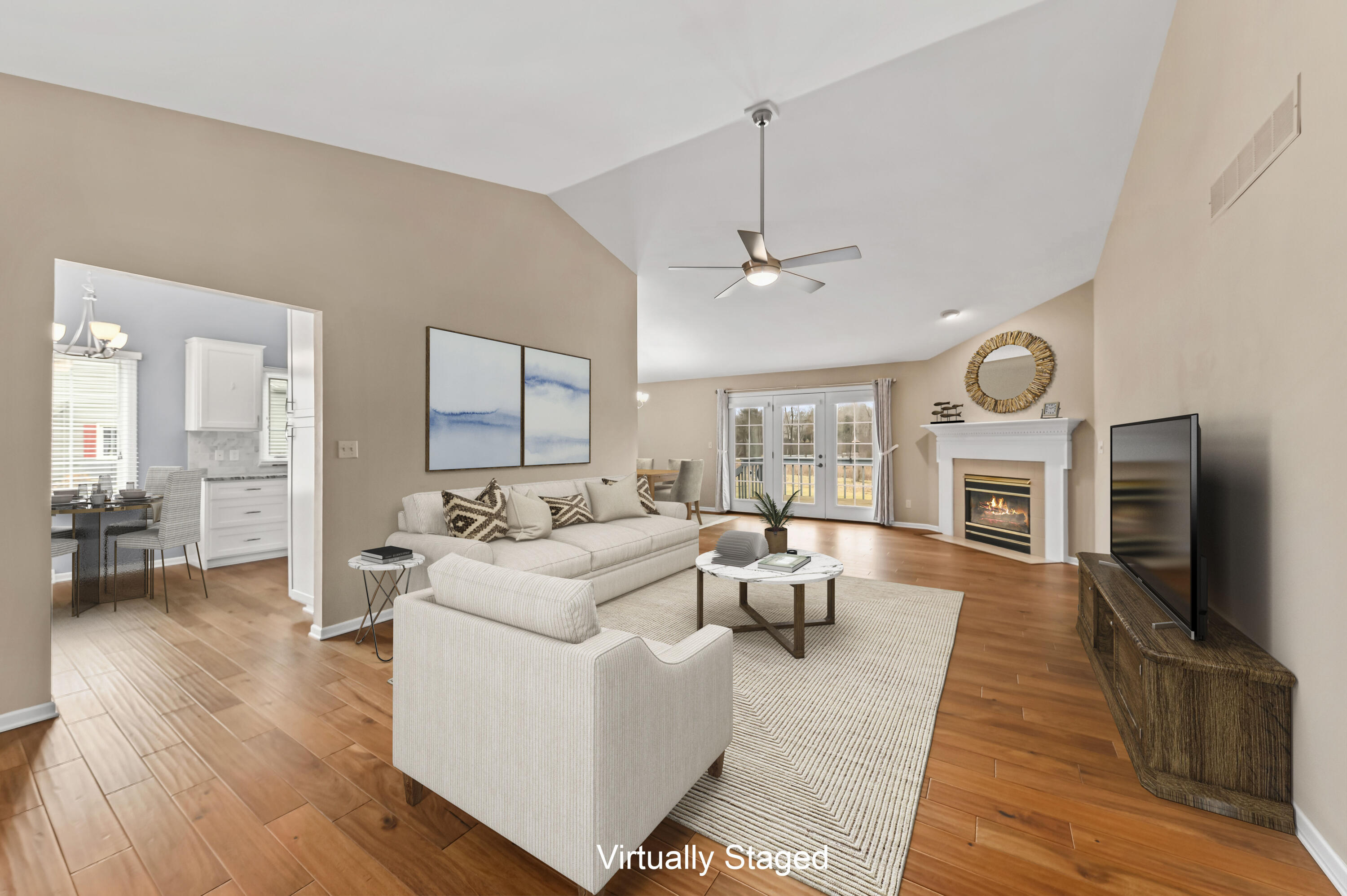 4575 Turtle Creek Drive, Unit A Brookfield, WI 53005 - Photo 2 of 39 Virtually Staged great room