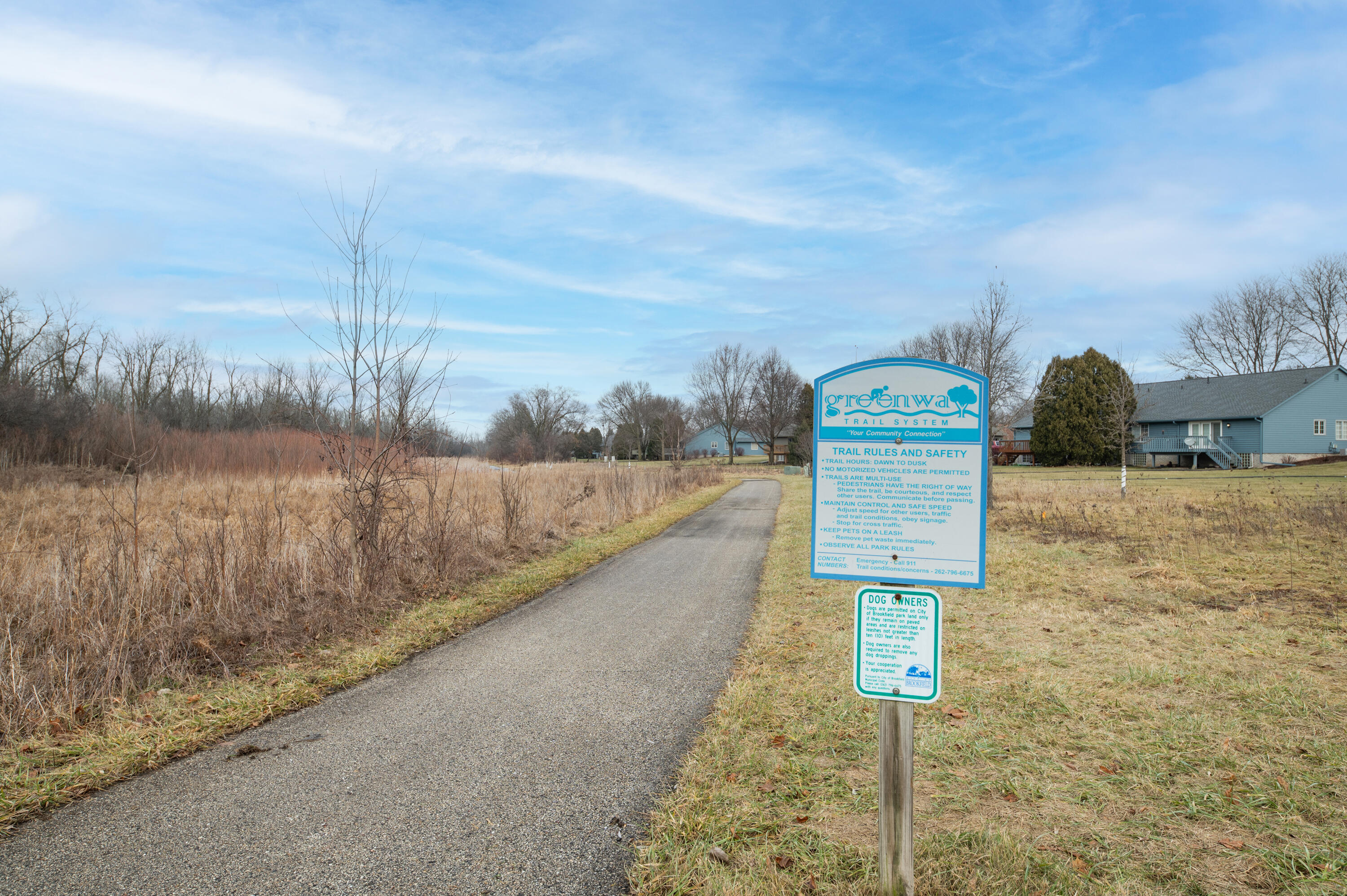 4575 Turtle Creek Drive, Unit A Brookfield, WI 53005 - Photo 36 of 39 Greenway Trail system