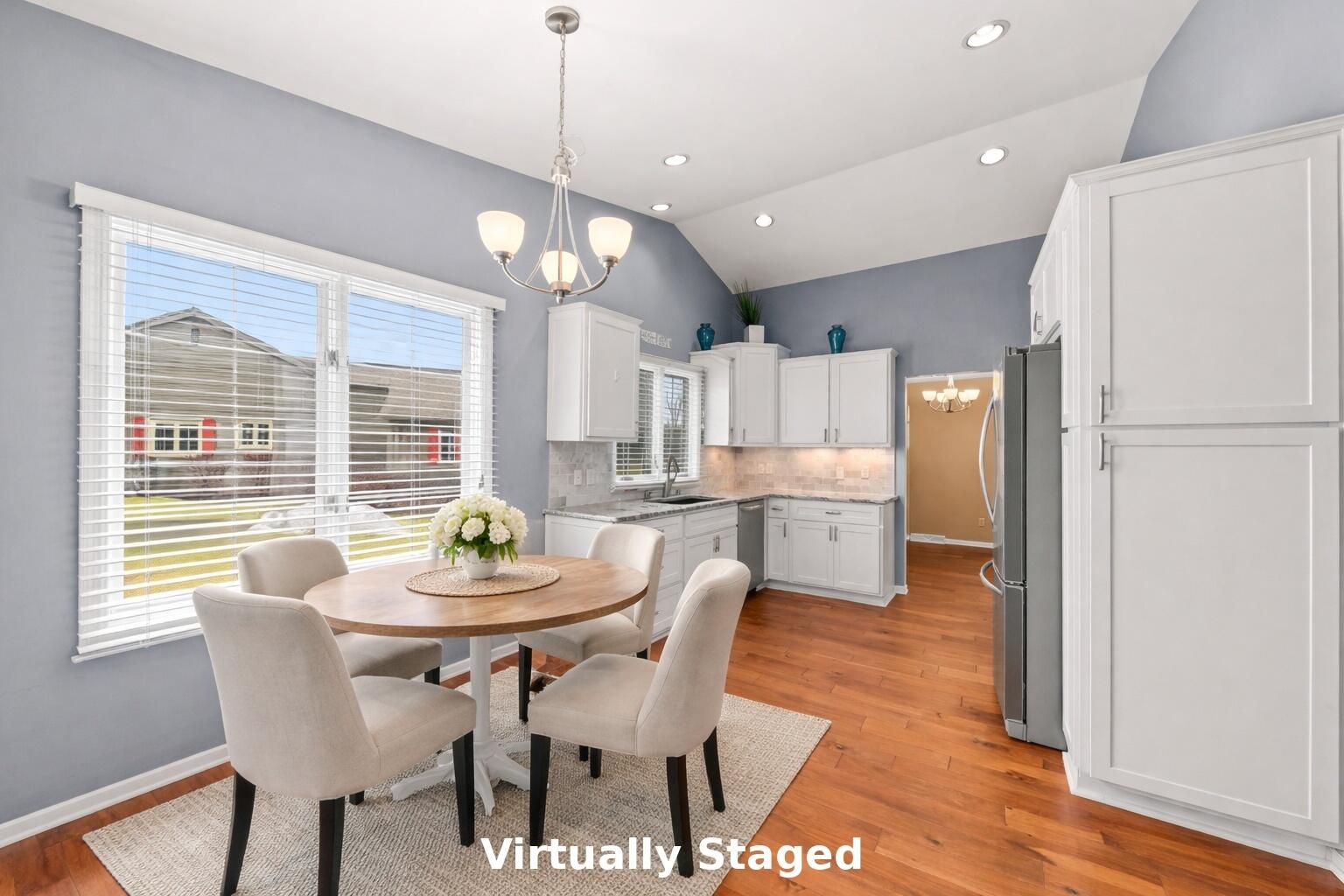 4575 Turtle Creek Drive, Unit A Brookfield, WI 53005 - Photo 6 of 39 Virtually Staged eat-in kitchen