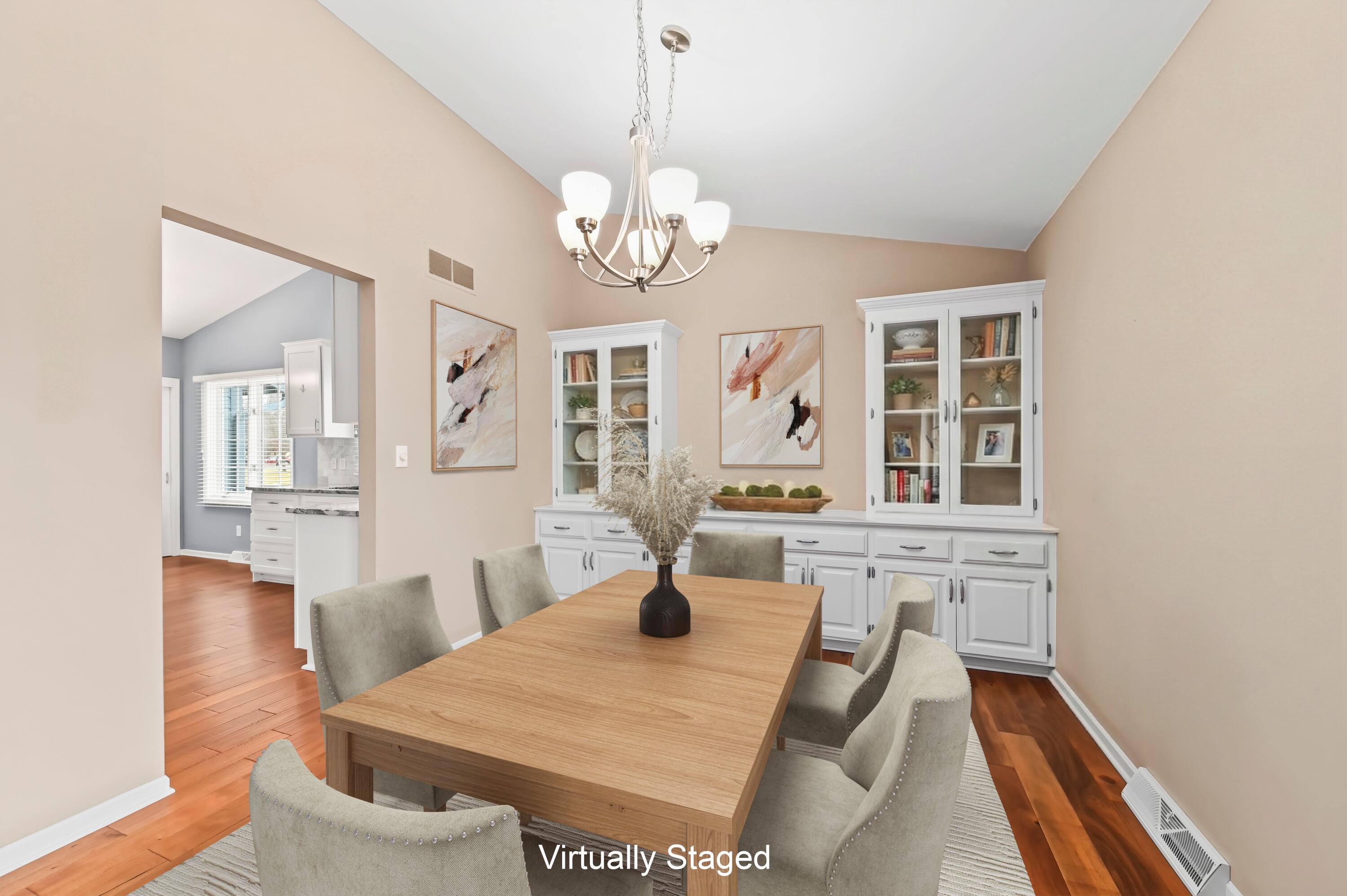 4575 Turtle Creek Drive, Unit A Brookfield, WI 53005 - Photo 8 of 39 Dining virtually staged