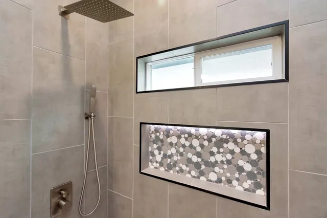 a close up of a wall