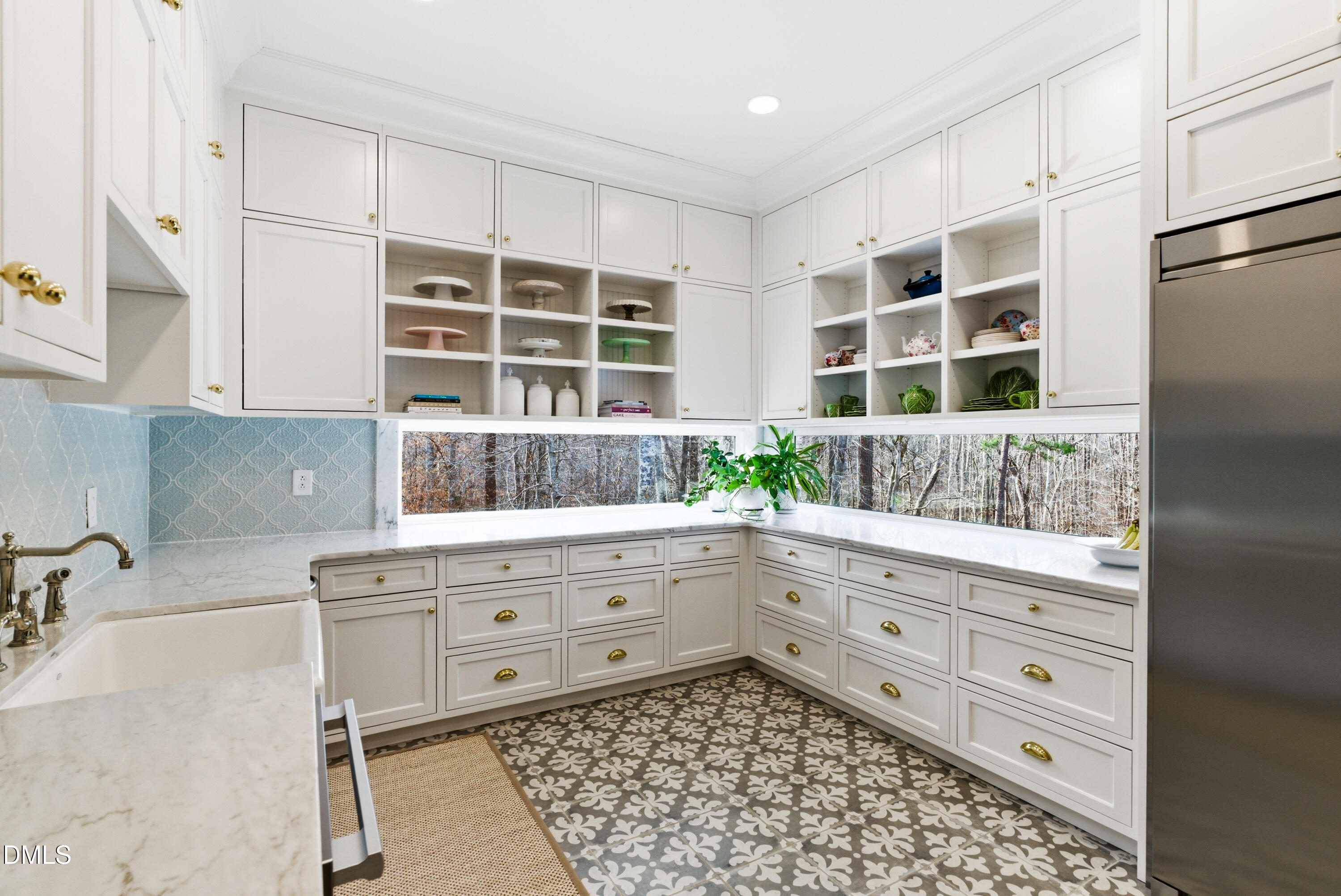 1528 Eglantyne Court Raleigh, NC 27613 - Photo 15 of 99 Scullery overlooking wooded backyard.