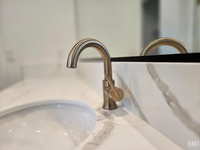 a close view of a sink