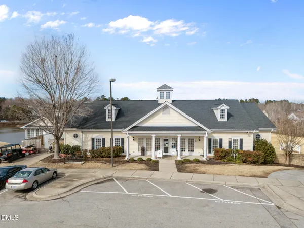 a view of a lake with outdoor space