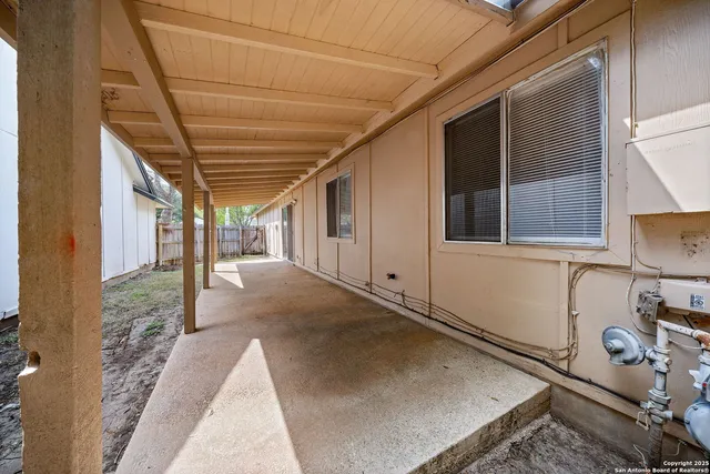 a view of outdoor space and deck