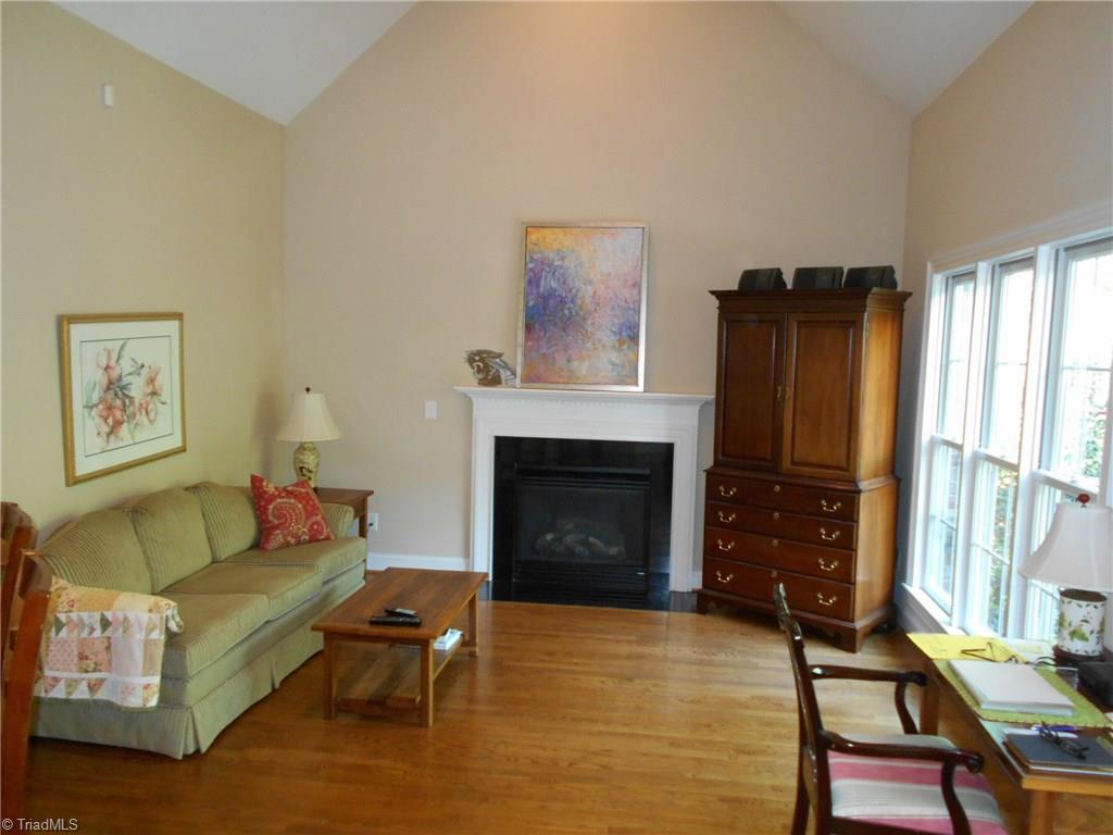 5044 Bennington Way High Point, NC 27262 - Photo 9 of 28 Den with gas log fireplace