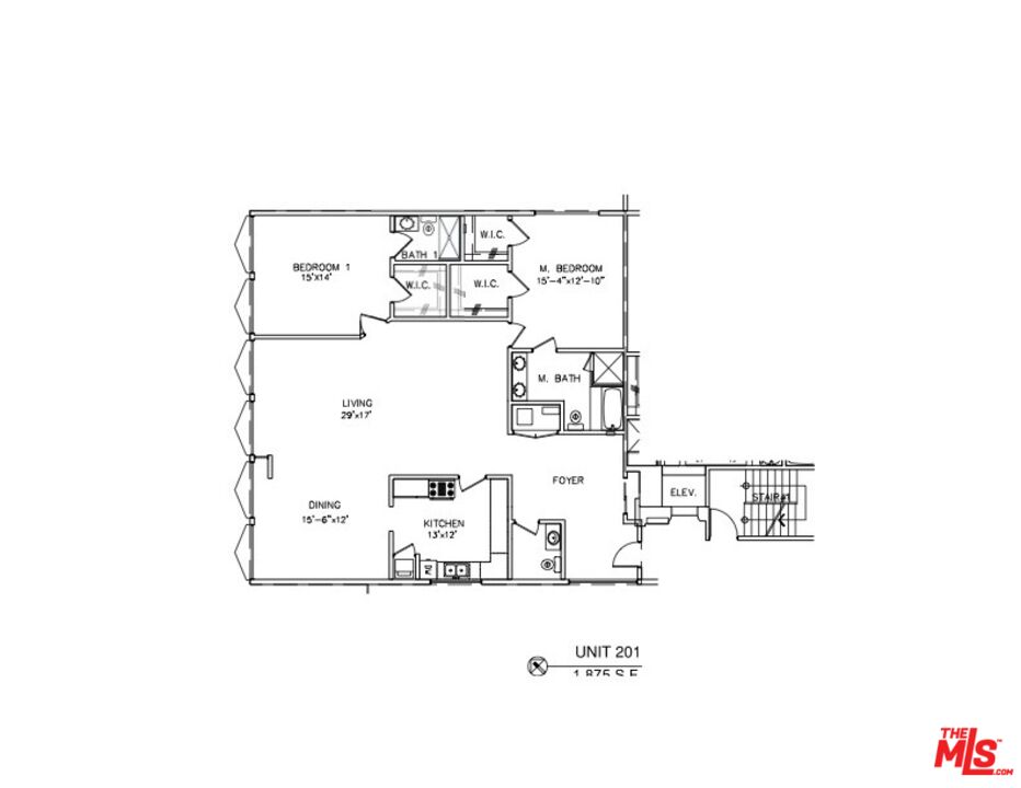 10366 Wilshire Boulevard, Unit 201 Los Angeles, CA 90024 - Photo 7 of 7 a picture of a wall with a white wall and a large window