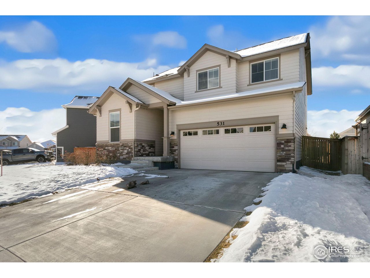 531 Ranchhand Drive Berthoud, CO 80513 - Photo 2 of 34 a view of a house with a yard