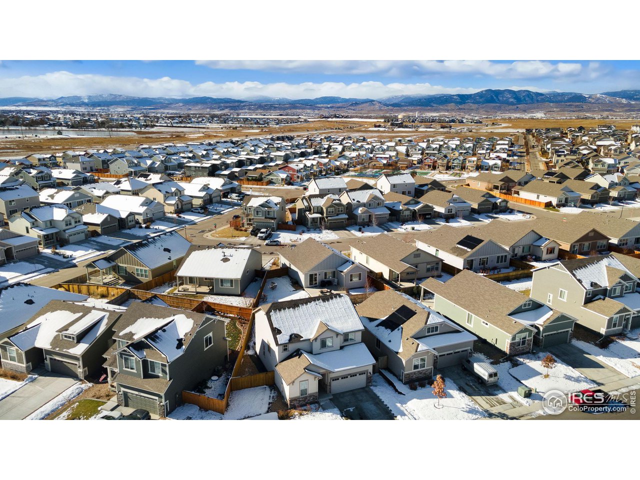 531 Ranchhand Drive Berthoud, CO 80513 - Photo 25 of 34 an aerial view of multiple house