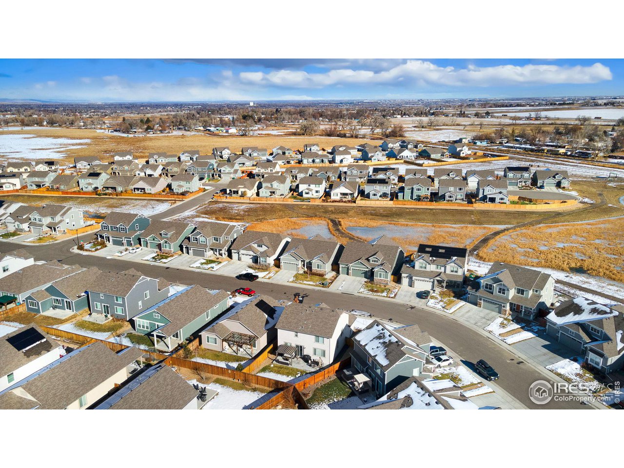 531 Ranchhand Drive Berthoud, CO 80513 - Photo 27 of 34 an aerial view of a ocean view