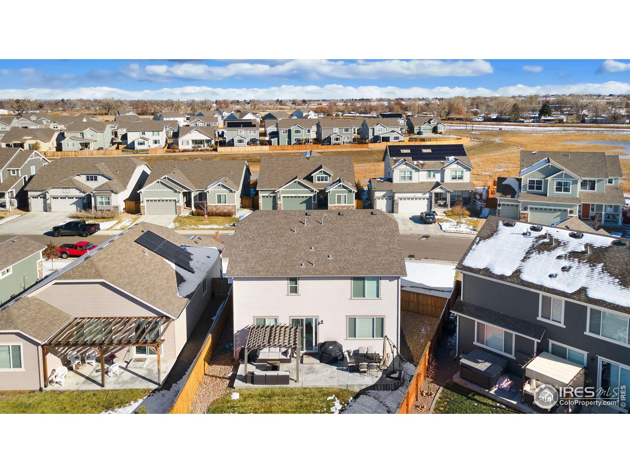 531 Ranchhand Drive Berthoud, CO 80513 - Photo 28 of 34 an aerial view of a city