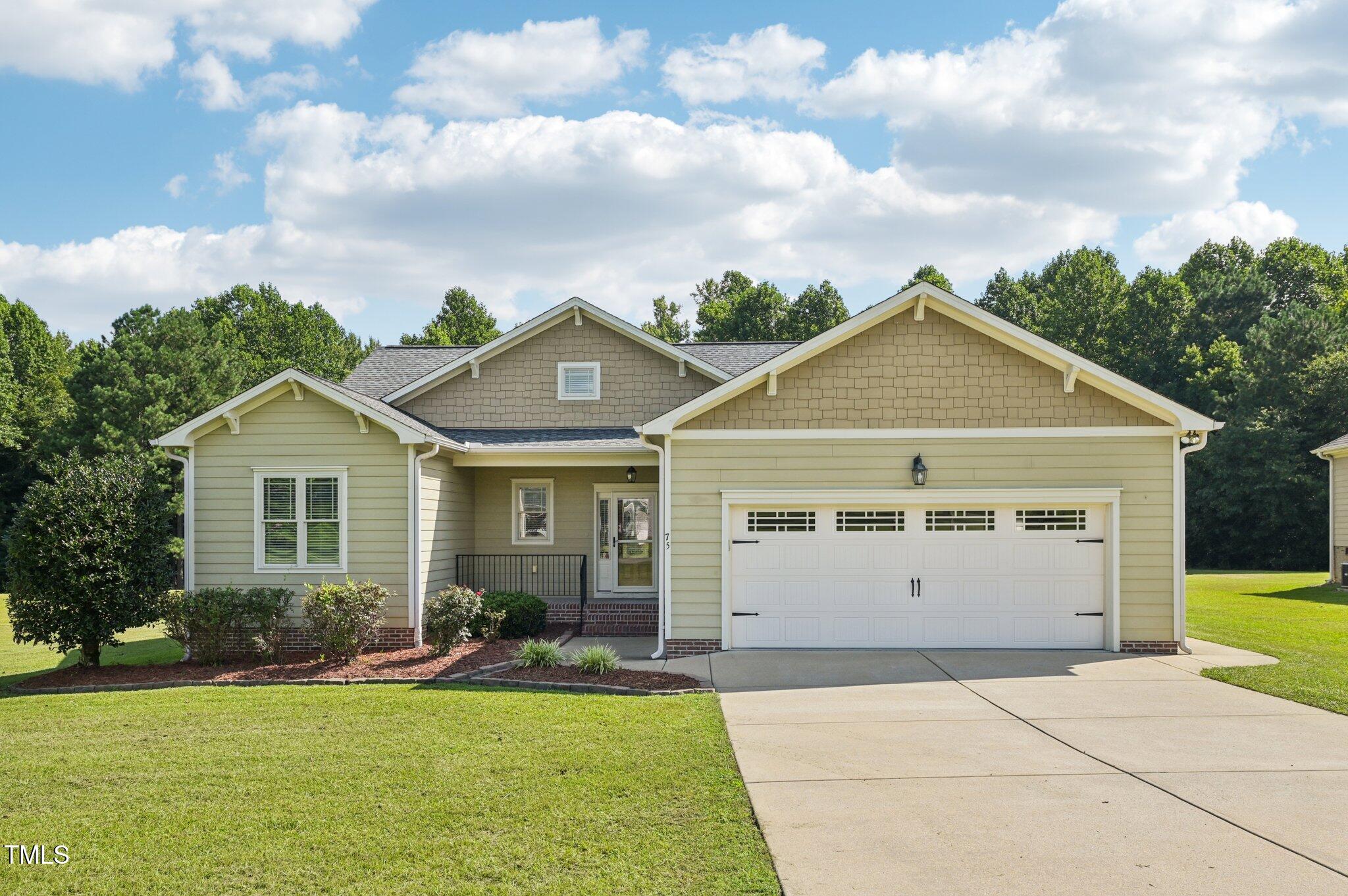front view of house with a yard