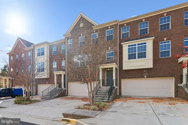 a front view of a building with street view